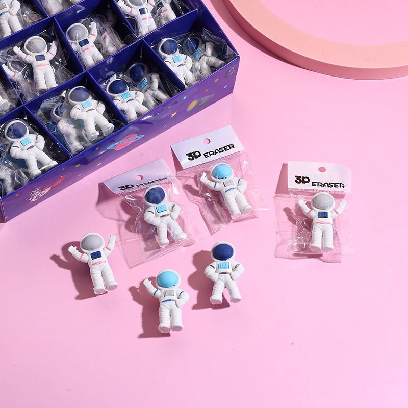 Space Eraser Astronaut Cute Cartoon Removable Eraser