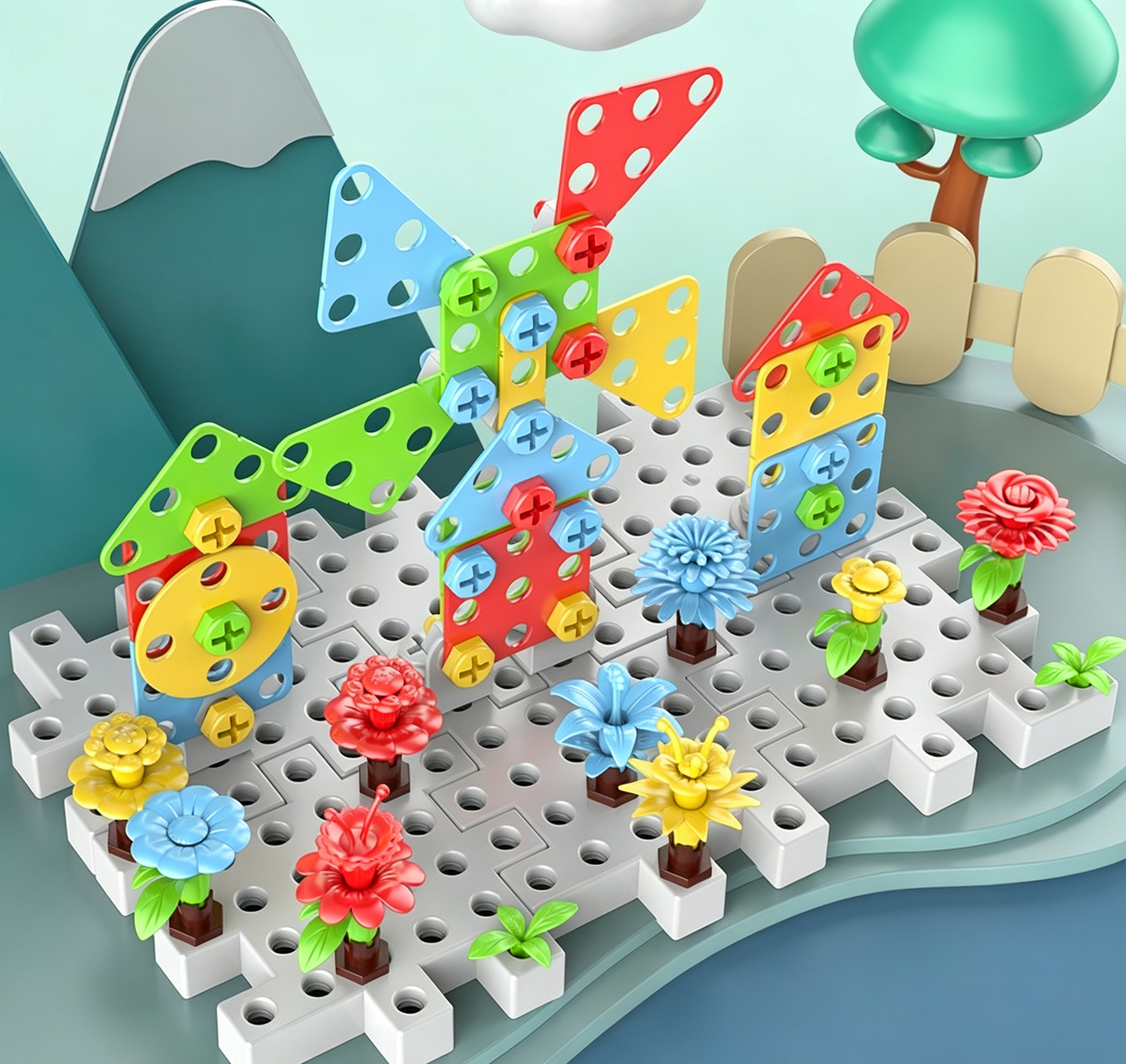 Screw Disassembly Toy, DIY Assembly Building Block