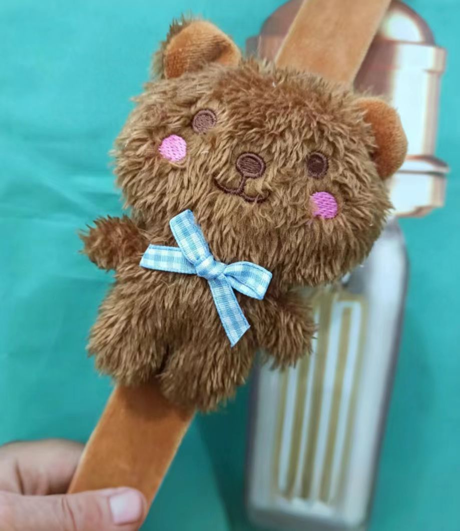 MID SIZE Plush Doll Slap Bracelet