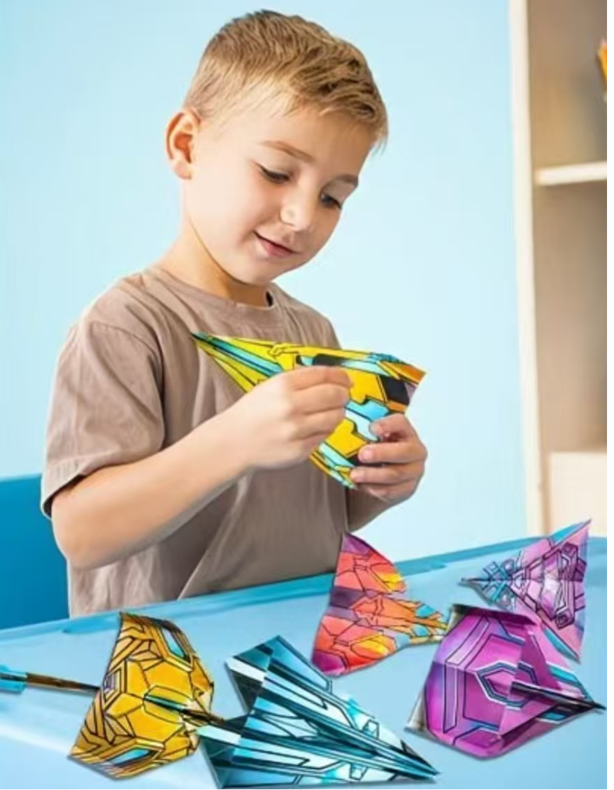 Special Origami Paper For 3D Paper Airplanes (12 For Each Book)