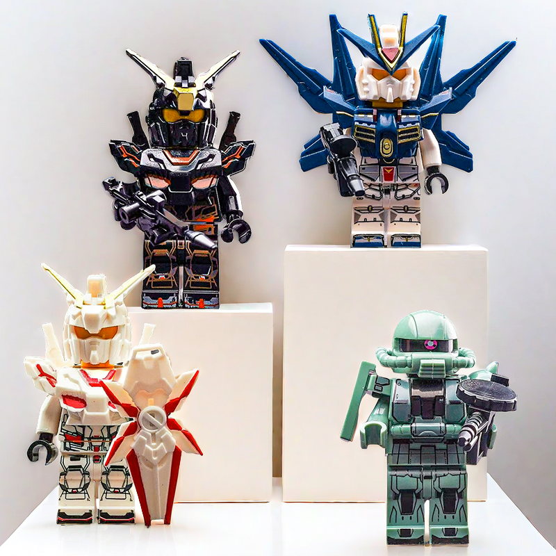 Gundam Mobile Suit compatible with Lego Big Wing set (8 per set)