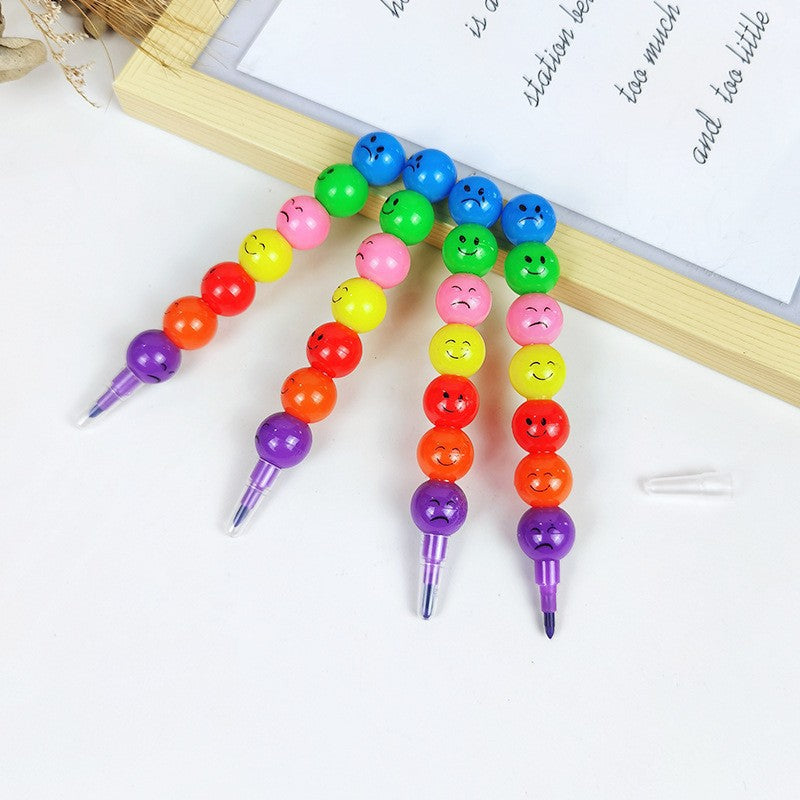 Tanghulu-Style Colored Crayons