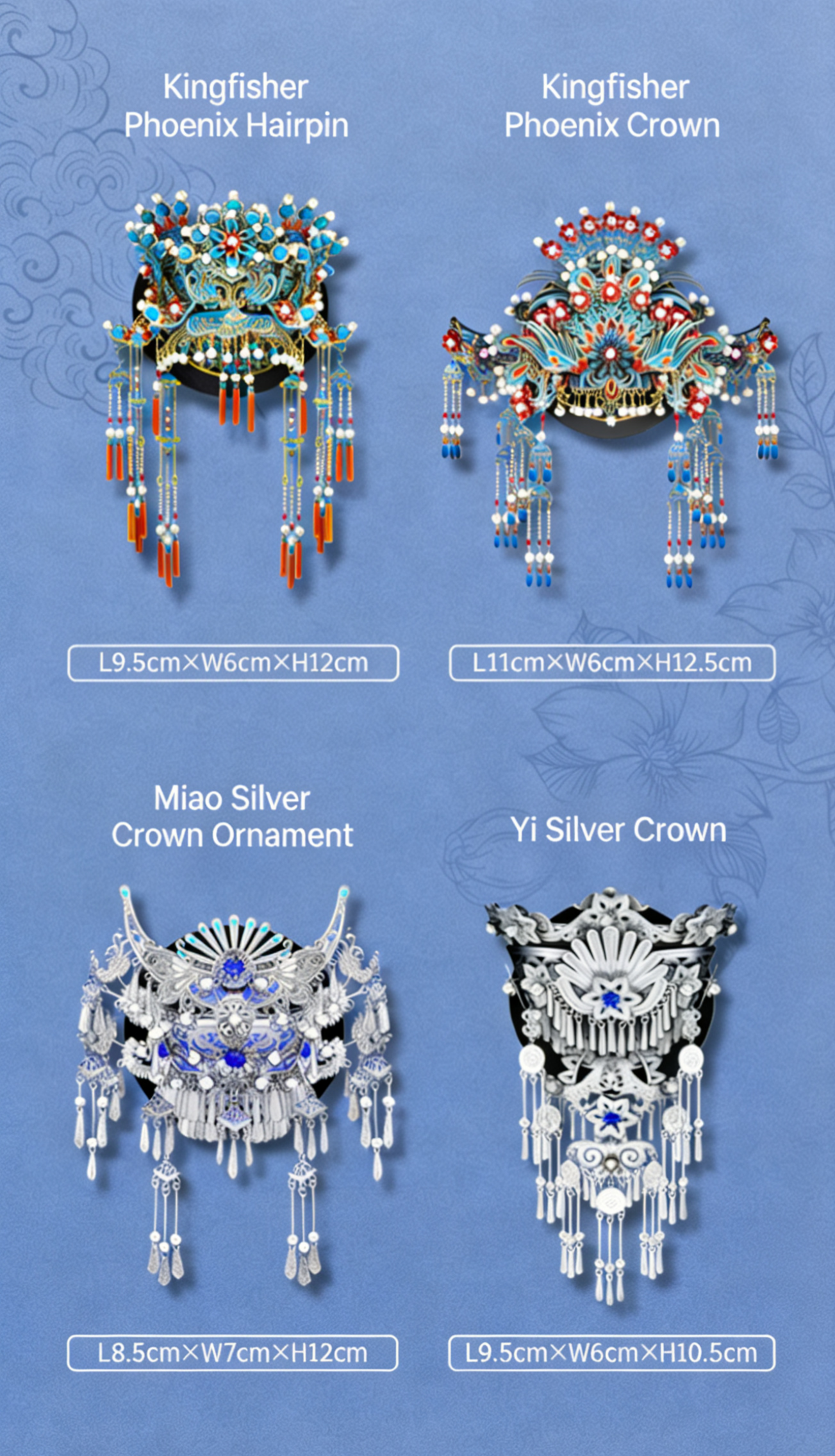 3D Phoenix Crown Fridge Magnet