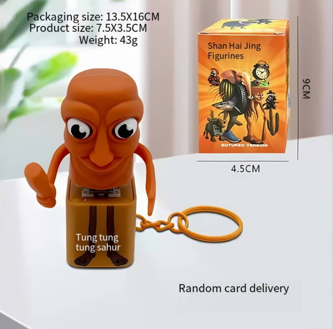 BRAINROT KEYBOARD KEYCHAIN
