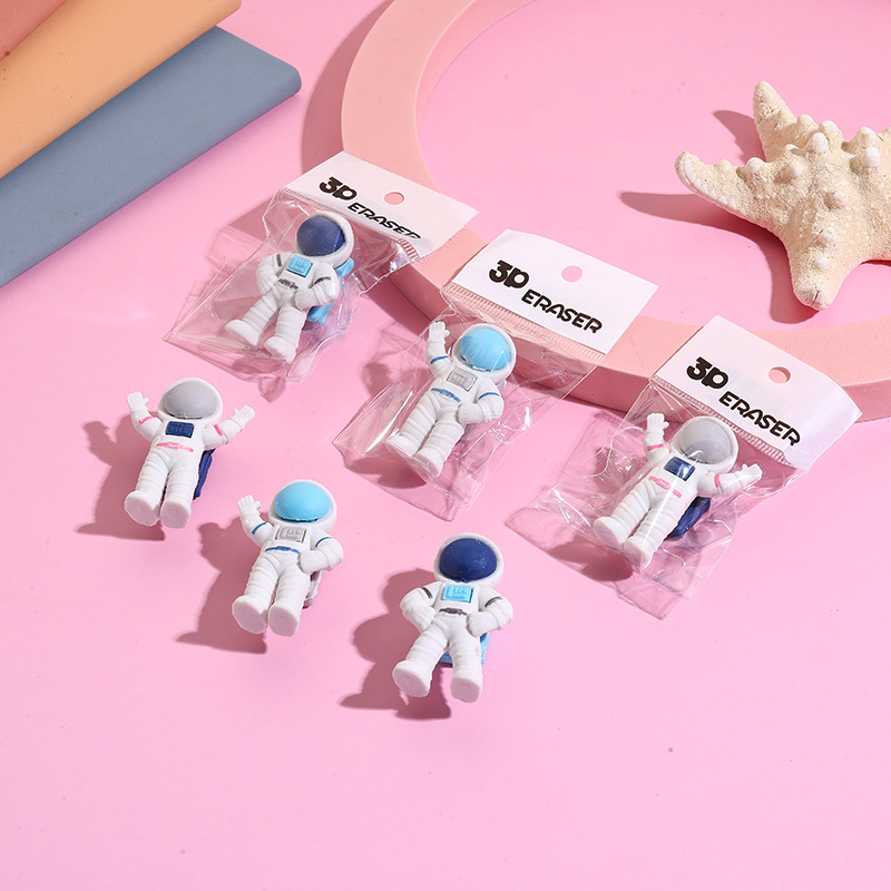 Space Eraser Astronaut Cute Cartoon Removable Eraser