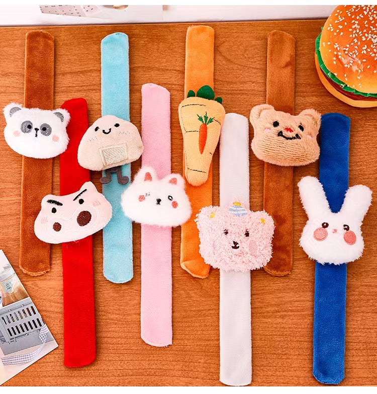 Cute Kids Plush Slap Bracelet