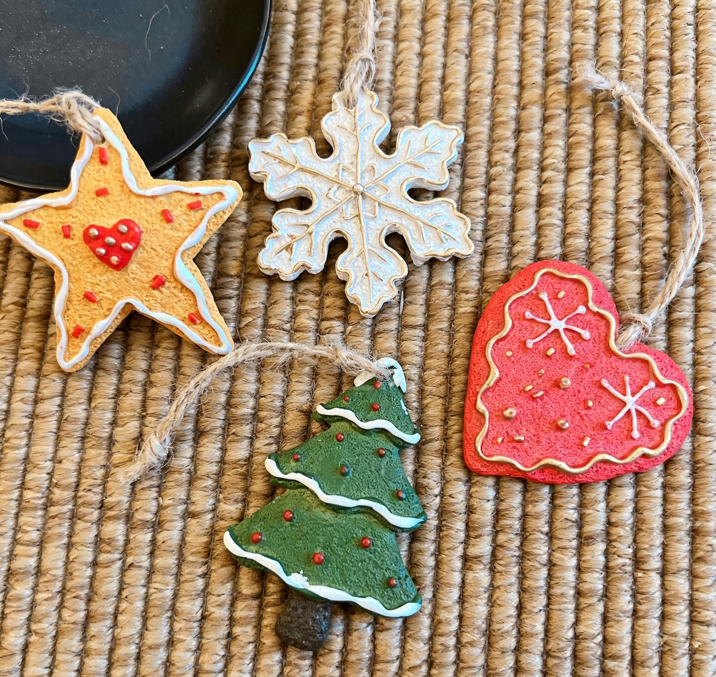HANDMADE Christmas tree ornaments