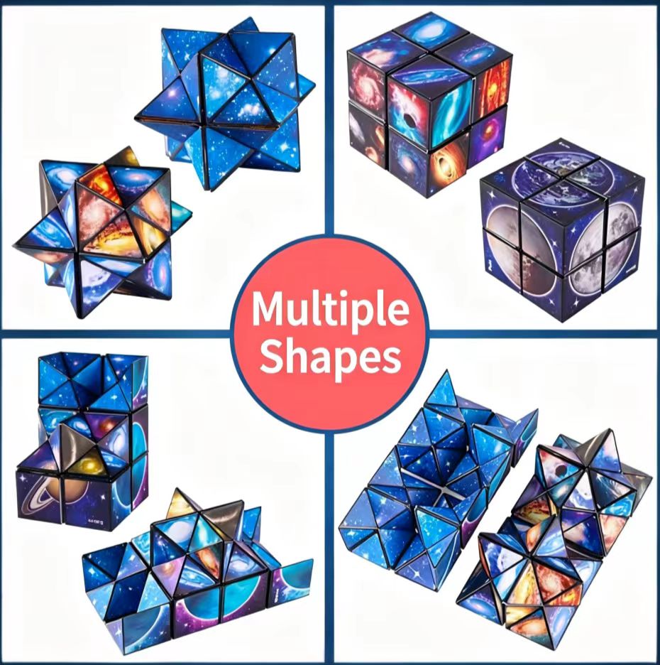 3D Stereo Geometric Magnetic Magic Cube