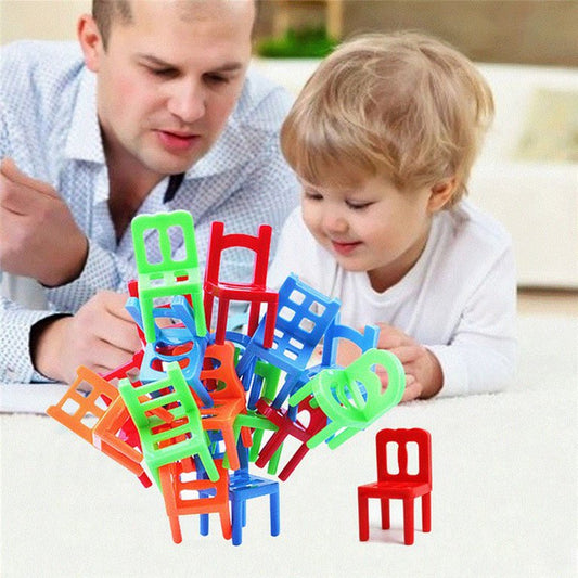 Stacking Chairs Game Family Board Balancing Toys Games