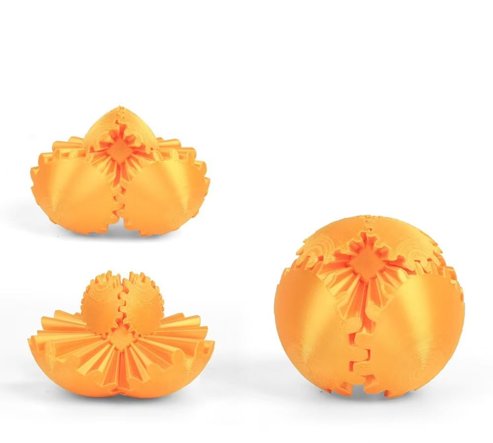 3D Printed Gear Spinning Ball