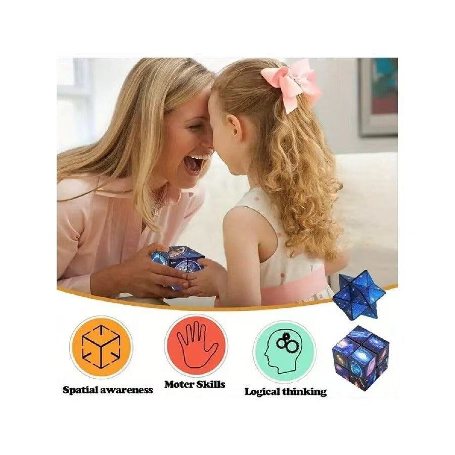3D Stereo Geometric Magnetic Magic Cube