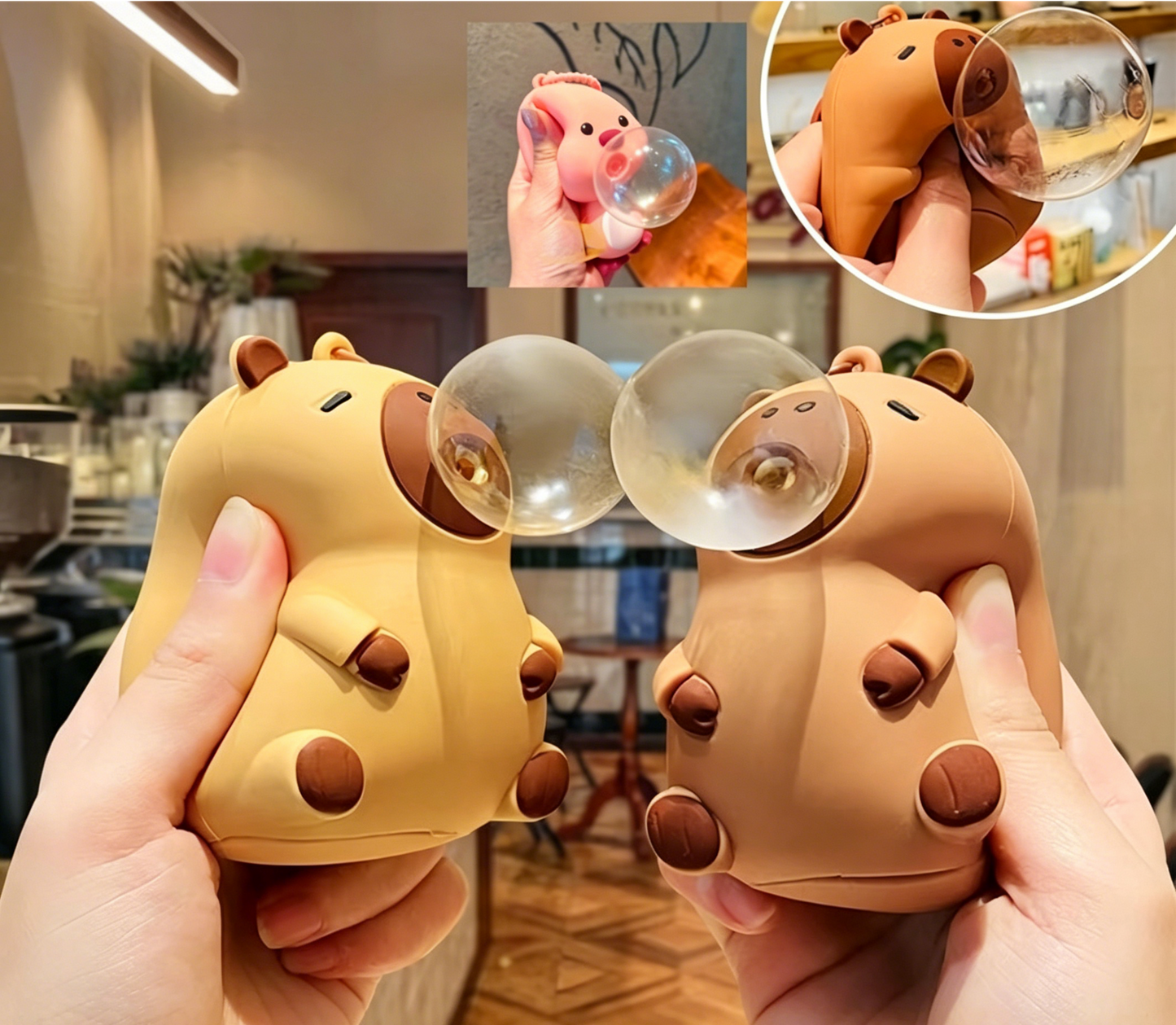 Bubble-Blowing Fidget Squishy
