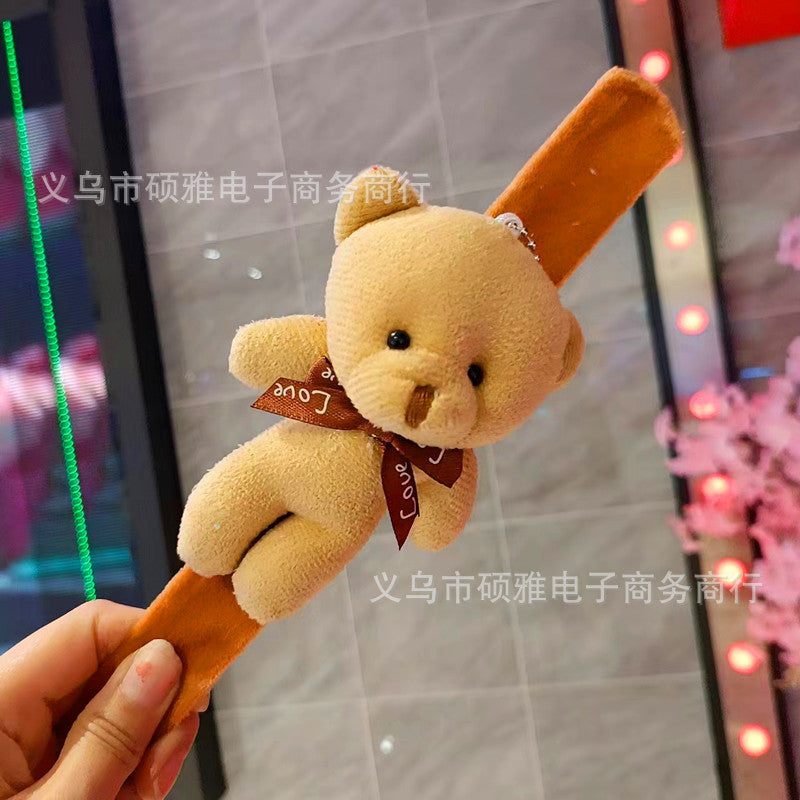 MID SIZE Plush Doll Slap Bracelet