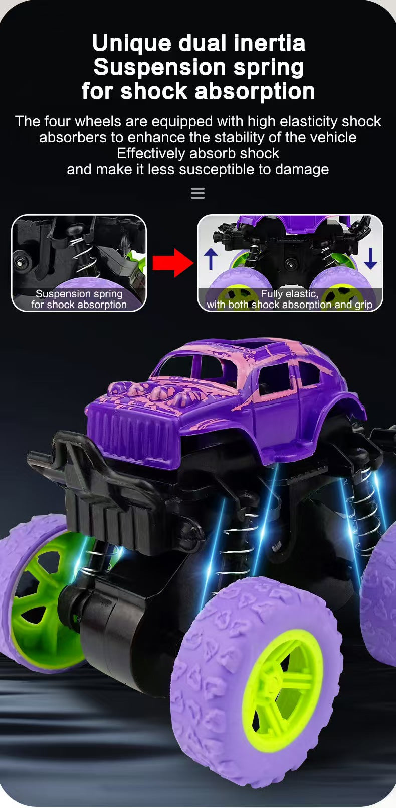 Children's Inertial 4WD Off-Road Vehicle