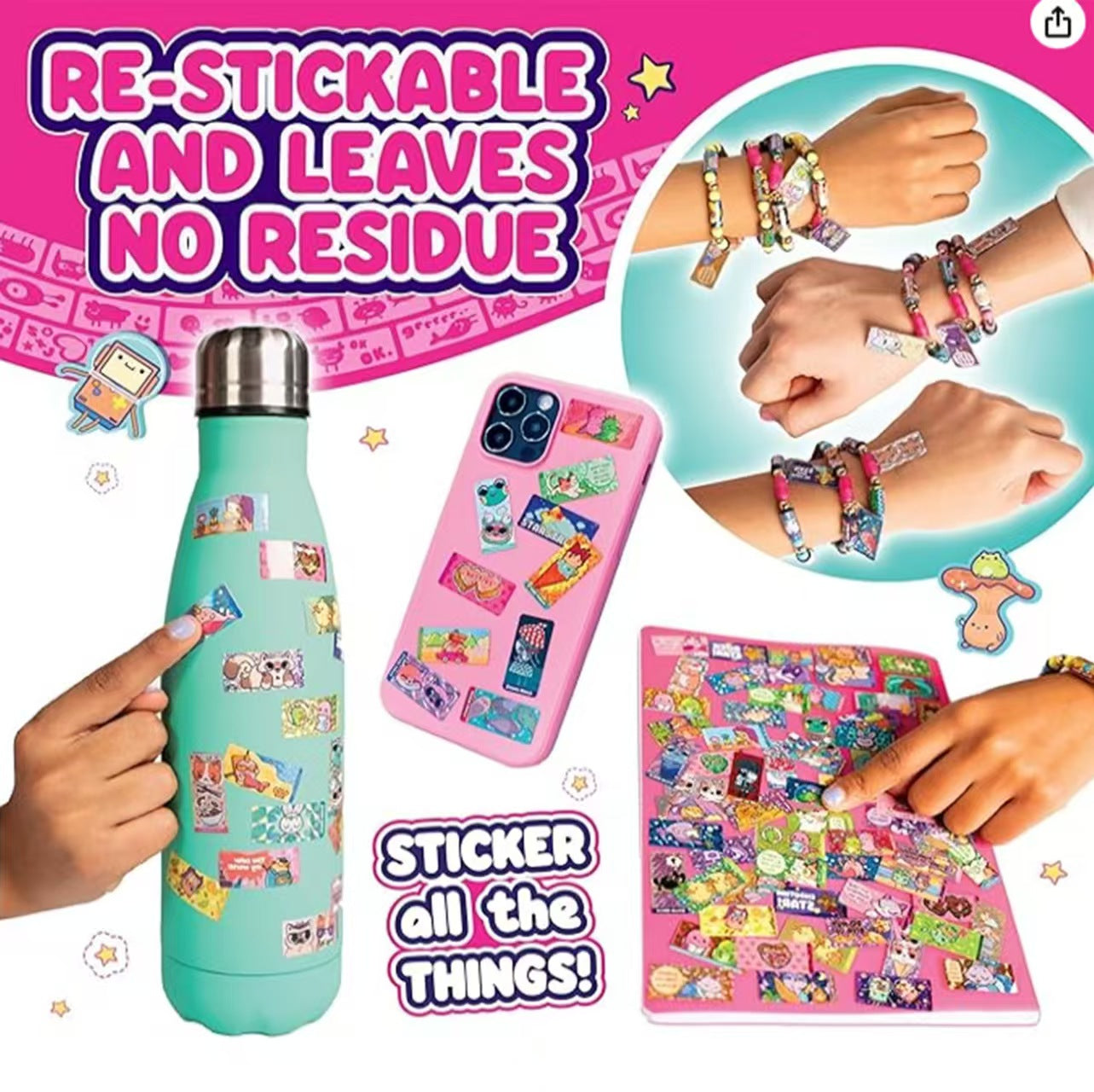 Children's Sticker Bracelets ROLL