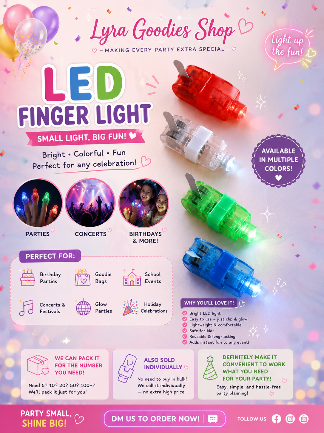 LED FINGER LIGHT
