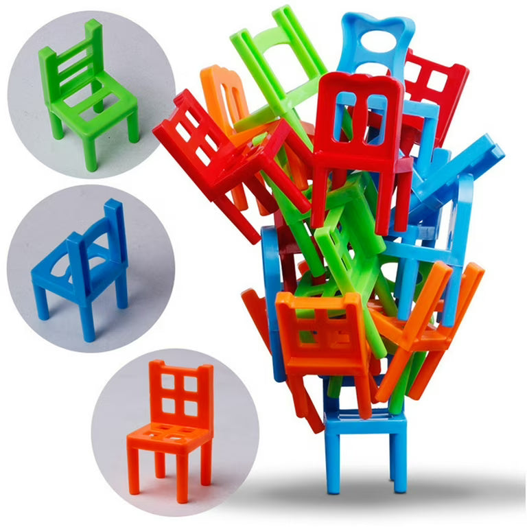 Stacking Chairs Game Family Board Balancing Toys Games
